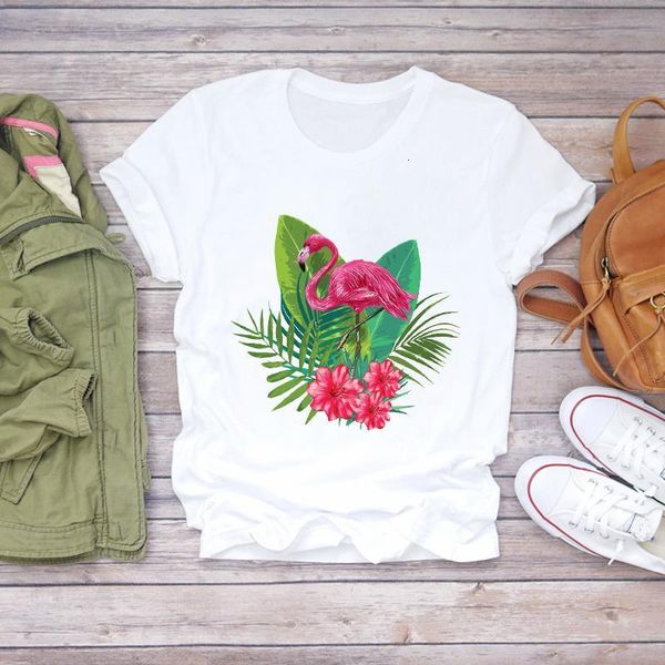 women 2021 cute cartoon fashion flamingo flower beach summer shirt ladies womens t-shirts t graphic female tee t-shirt, White
women 2021 cute cartoon fashion flamingo flower beach summer shirt ladies womens t-shirts t graphic female tee t-shirt, White