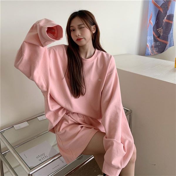 women's two piece pants 2021 spring summer loose tracksuits solid color set o-neck sweatshirts and shorts outfits, White
women's two piece pants 2021 spring summer loose tracksuits solid color set o-neck sweatshirts and shorts outfits, White
