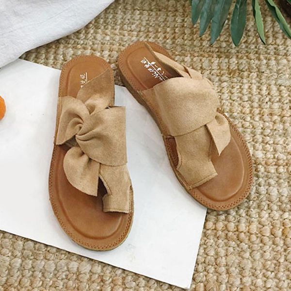 slippers flock flat women summer bow clip-toe beach flip flops woman plus size casual gladiator ladies shoes, Black
slippers flock flat women summer bow clip-toe beach flip flops woman plus size casual gladiator ladies shoes, Black