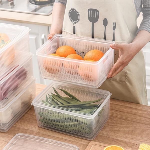 storage bottles & jars kitchen food box transparent plastic sealed fresh-keeping refrigerator fruit and vegetable 2021ing
storage bottles & jars kitchen food box transparent plastic sealed fresh-keeping refrigerator fruit and vegetable 2021ing
