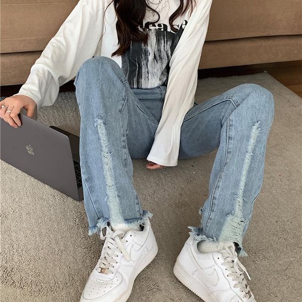 women's jeans blue hole ripped distressed straight women chic oversize high waist baggy boyfriend punk denim pants streetwear pant
women's jeans blue hole ripped distressed straight women chic oversize high waist baggy boyfriend punk denim pants streetwear pant
