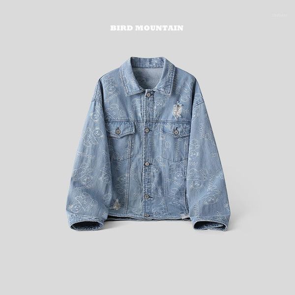men's jackets japanese streetwear bear print couple denim jacket harajuku fun cartoon coat fashion korean clothes men hip hop t, Black;brown
men's jackets japanese streetwear bear print couple denim jacket harajuku fun cartoon coat fashion korean clothes men hip hop t, Black;brown