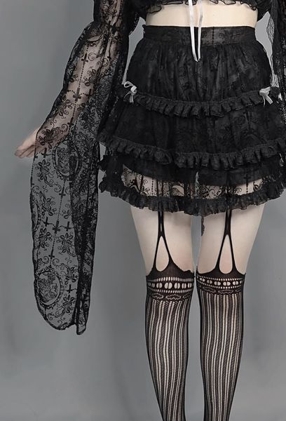 lace mesh dark gothic cross tulle skirt cake pantskirt summer ball gown mini jupe femme summer 2021, Black
lace mesh dark gothic cross tulle skirt cake pantskirt summer ball gown mini jupe femme summer 2021, Black