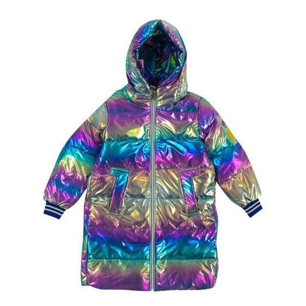 children down coat kids winter outwear girls clothes childrens jacket clothing warm hooded long coats b8414, Blue;gray