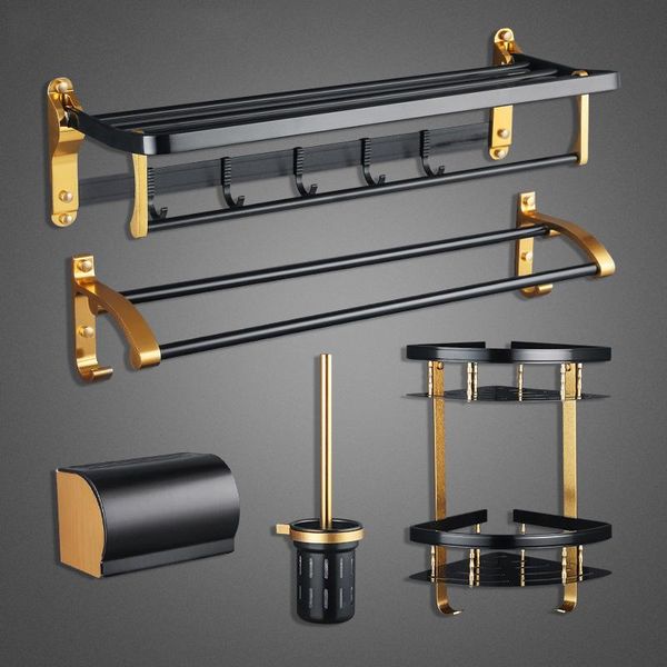 bath accessory set space aluminum material bathroom paper towel rack retractable no-punch accessories toilet brush kitchen seasoning placeme
bath accessory set space aluminum material bathroom paper towel rack retractable no-punch accessories toilet brush kitchen seasoning placeme