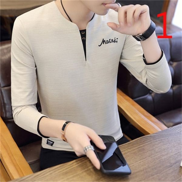 New 2021 Casual Long-sleeved T-shirt Male Autumn Handsome Slim Wild Round Neck Shirt Korean Version 19DB, White;black
New 2021 Casual Long-sleeved T-shirt Male Autumn Handsome Slim Wild Round Neck Shirt Korean Version 19DB, White;black