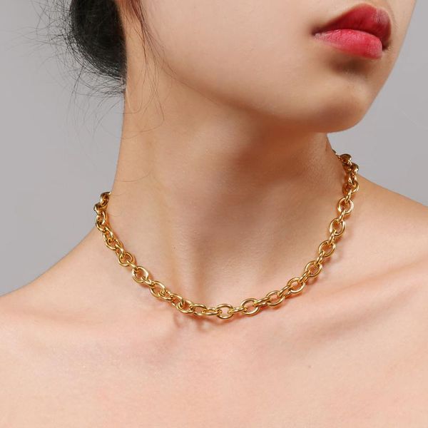 chains stainless steel chain necklace for women 8mm metal cable women's neck heavy duty choker, Silver
chains stainless steel chain necklace for women 8mm metal cable women's neck heavy duty choker, Silver