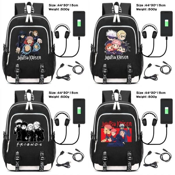 backpack jujutsu kaisen canvas casual usb charging headphone cartoon travel lapbag teenager zip schoolbag student packsack
backpack jujutsu kaisen canvas casual usb charging headphone cartoon travel lapbag teenager zip schoolbag student packsack