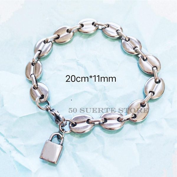 chains one of 50 coffee bean chain necklace steel lock pendant bracelet game necklaces for men women, Silver
chains one of 50 coffee bean chain necklace steel lock pendant bracelet game necklaces for men women, Silver