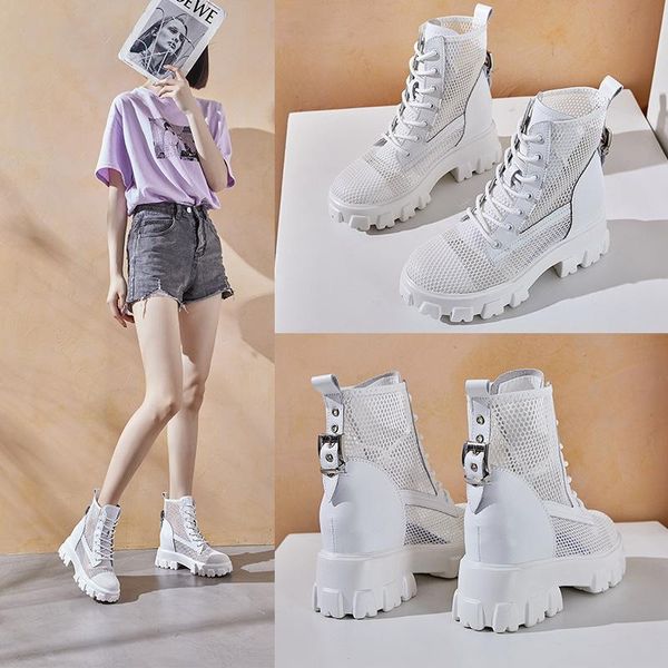 boots the spring and summer 2021 with net surface thick soles increased korean version of breathable casual, Black
boots the spring and summer 2021 with net surface thick soles increased korean version of breathable casual, Black
