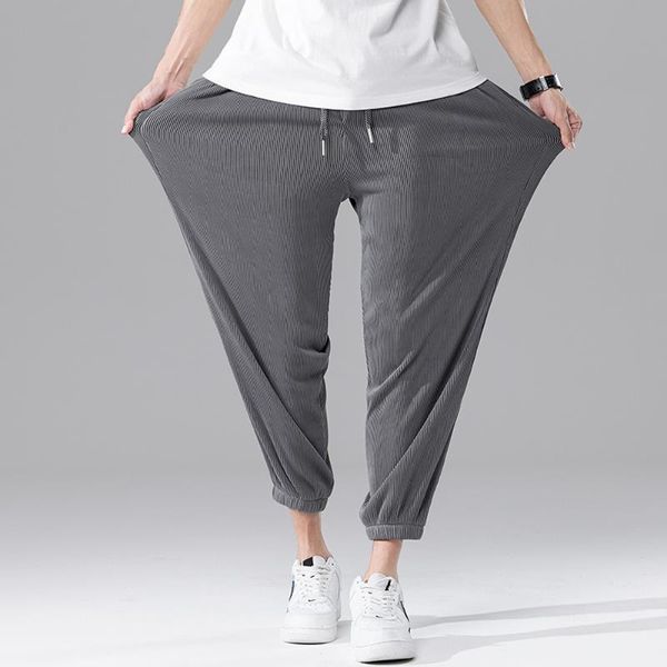 men's pants summer breathable thin trousers jogger men casual drawstring running joggers sweatpants flexible, Black
men's pants summer breathable thin trousers jogger men casual drawstring running joggers sweatpants flexible, Black
