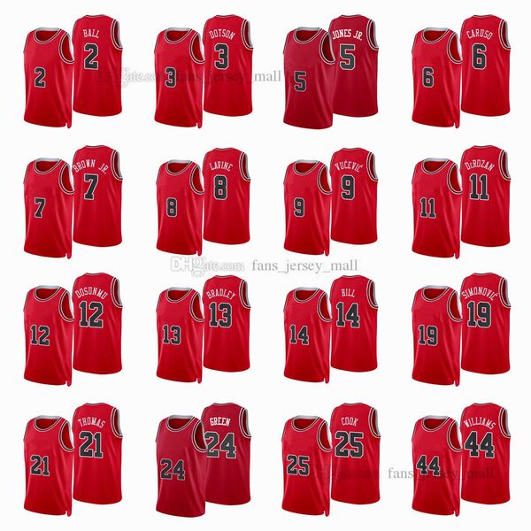 printed city basketball jerseys 9 nikola 11 demar vucevic derozan 8 zach 2 lonzo lavine ball thompson caruso williams white brown bradley gr, Black;red
printed city basketball jerseys 9 nikola 11 demar vucevic derozan 8 zach 2 lonzo lavine ball thompson caruso williams white brown bradley gr, Black;red