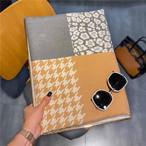 scarves autumn and winter houndstooth color matching warm scarf shawl dual-use temperament korean version of wild cashmere padded, Blue;gray
scarves autumn and winter houndstooth color matching warm scarf shawl dual-use temperament korean version of wild cashmere padded, Blue;gray