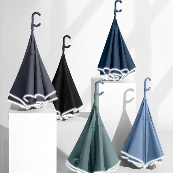 umbrellas fully automatic umbrella outdoor solid color windproof long handle reverse parapluie rain gear df50ys
umbrellas fully automatic umbrella outdoor solid color windproof long handle reverse parapluie rain gear df50ys