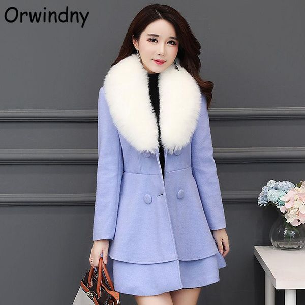 women's wool & blends orwindny fashion winter jacket double breasted long coat solid color slim female woolen autumn sweet clothes, Black
women's wool & blends orwindny fashion winter jacket double breasted long coat solid color slim female woolen autumn sweet clothes, Black