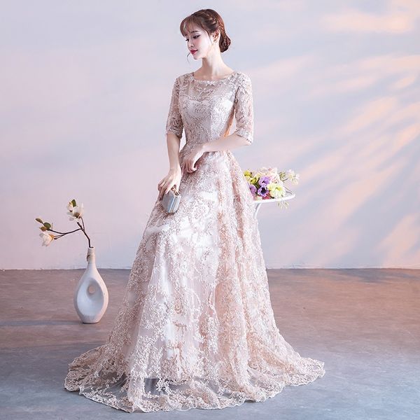 2021 new Natural Waist Prom dresses fashion vestidos Women Flower long party Dress, Khaki
2021 new Natural Waist Prom dresses fashion vestidos Women Flower long party Dress, Khaki