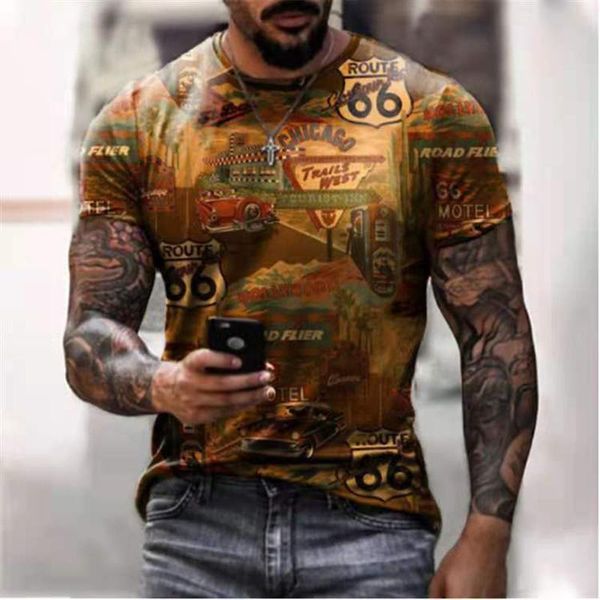 men's t-shirts 66 american road t-shirt summer short-sleeved o-neck men's oversized shirt retro clothing, White;black
men's t-shirts 66 american road t-shirt summer short-sleeved o-neck men's oversized shirt retro clothing, White;black