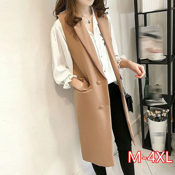 spring autumn elegant woman waistcoat sleeveless size vest feminine tabbed gilet pocket nlrh, Black;white
spring autumn elegant woman waistcoat sleeveless size vest feminine tabbed gilet pocket nlrh, Black;white