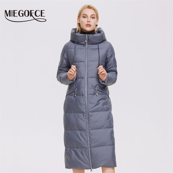miegofce winter women's long brand parkas thermal coat cotton jacket d21894 211008, Black
miegofce winter women's long brand parkas thermal coat cotton jacket d21894 211008, Black