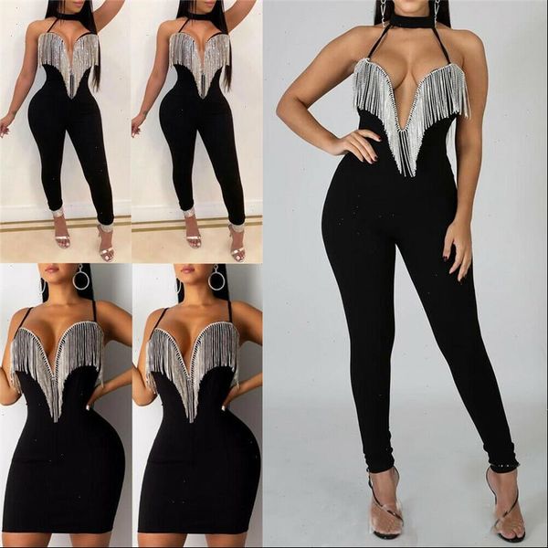 women rompers off shoulder deep v neck tassels jumpsuit romper long sleeve pants backless bodycon playsuit clubwear trousers outfit, Black;white
women rompers off shoulder deep v neck tassels jumpsuit romper long sleeve pants backless bodycon playsuit clubwear trousers outfit, Black;white