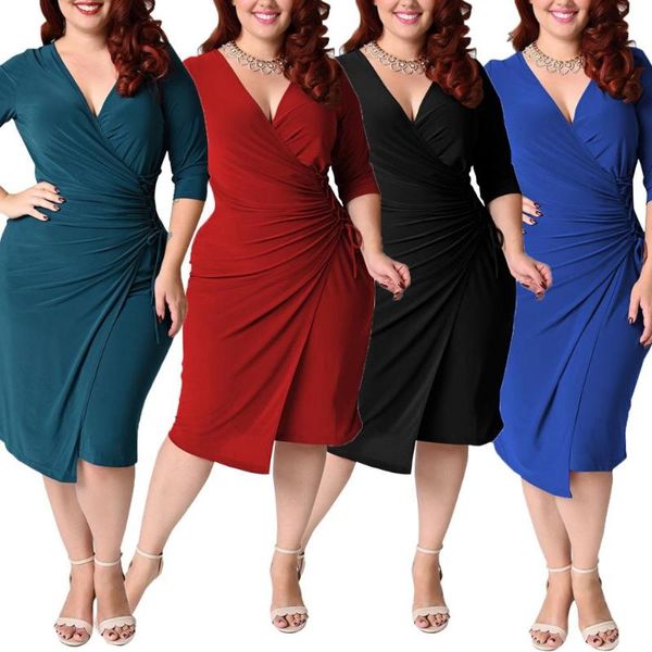 party dresses 2021 summer dress for fat female plus size vintage 4xl 5xl women green deep v neck draped tight slim midi, White;black
party dresses 2021 summer dress for fat female plus size vintage 4xl 5xl women green deep v neck draped tight slim midi, White;black
