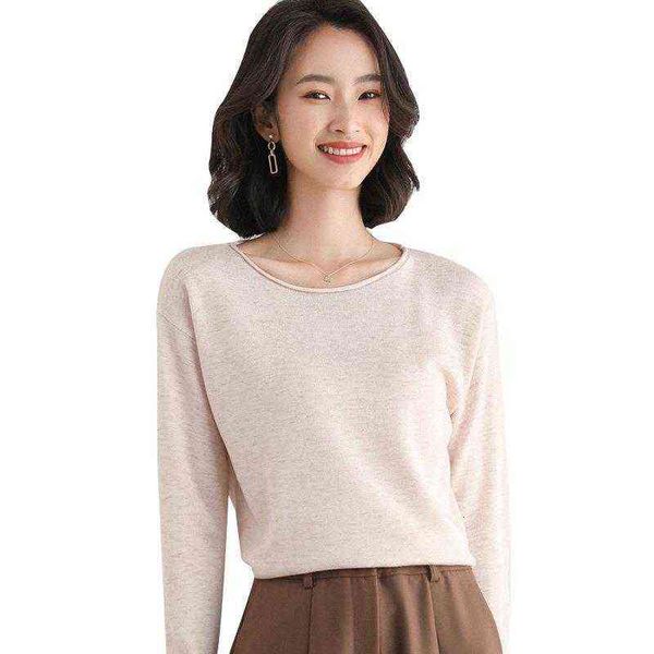 autumn and winter round neck sweater women's pullover loose fashion v-neck long sleeve bottoming shirt solid color, White;black
autumn and winter round neck sweater women's pullover loose fashion v-neck long sleeve bottoming shirt solid color, White;black