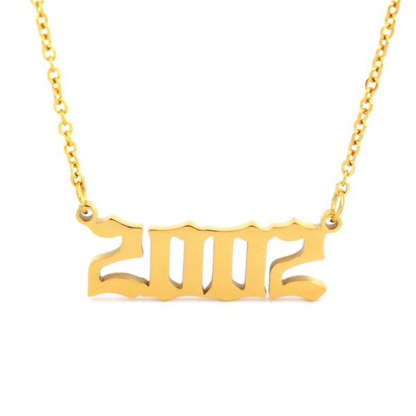 chokers custom jewelry old english year number necklaces for women special date birth gift 1990 1991 to 1999 2000, Golden;silver
chokers custom jewelry old english year number necklaces for women special date birth gift 1990 1991 to 1999 2000, Golden;silver