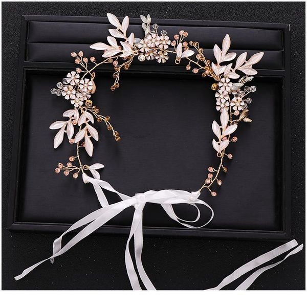 vintage gold wedding headband handmade headdress pearl crystal flower leaf bride tiara headband wedding hair acc qylhrz, Silver
vintage gold wedding headband handmade headdress pearl crystal flower leaf bride tiara headband wedding hair acc qylhrz, Silver