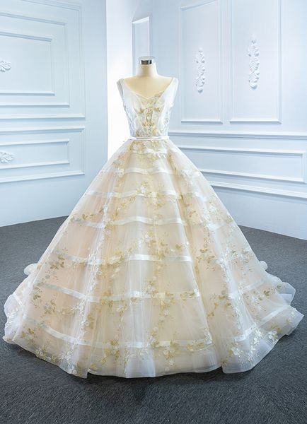 beauty ivory/champagne v-neck tulle applique a-line wedding dresses bridal pageant dresses wedding attire dresses custom size 2-18 w312022, White
beauty ivory/champagne v-neck tulle applique a-line wedding dresses bridal pageant dresses wedding attire dresses custom size 2-18 w312022, White