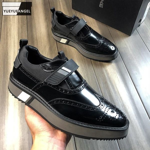 dress shoes british style mens thick platform formal brogue business work cowhide genuine leather wing tip wedding, Black
dress shoes british style mens thick platform formal brogue business work cowhide genuine leather wing tip wedding, Black