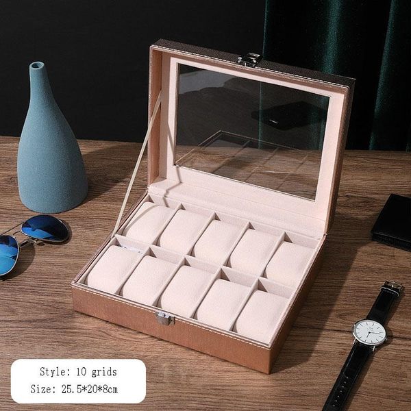 watch boxes & cases case box storage organizer household simple high-end gift packaging 10 grid pu slot display, Black;blue
watch boxes & cases case box storage organizer household simple high-end gift packaging 10 grid pu slot display, Black;blue