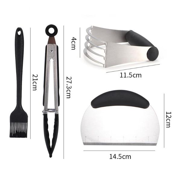 baking moulds pastry scraper cutter dough blender stainless steel chopper flour with scale and mixer blades bread pizza utensils
baking moulds pastry scraper cutter dough blender stainless steel chopper flour with scale and mixer blades bread pizza utensils