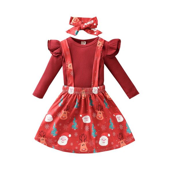 clothing sets autumn born baby girl dresses for kid long sleeve solid +bowknot christmas santa suspender skirt+headband 3pcs xmas set, White
clothing sets autumn born baby girl dresses for kid long sleeve solid +bowknot christmas santa suspender skirt+headband 3pcs xmas set, White