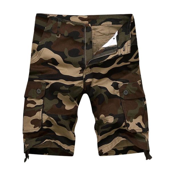 men's shorts summer fashion and leisure multi-pocket camouflage colour overalls, White;black
men's shorts summer fashion and leisure multi-pocket camouflage colour overalls, White;black