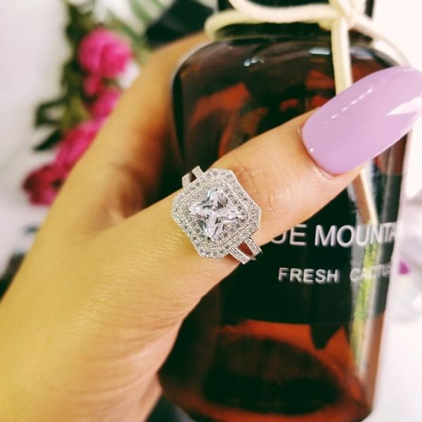 cluster rings luxury genuine original solid real 925 sterling silver for women vintage engagement wedding personalized r786, Golden;silver
cluster rings luxury genuine original solid real 925 sterling silver for women vintage engagement wedding personalized r786, Golden;silver