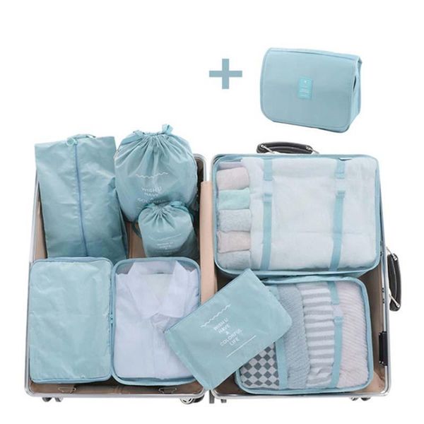 storage bags 9pcs/set large travel bag organizer set for traveling suitcases luggage accessories kit packing cube organize
storage bags 9pcs/set large travel bag organizer set for traveling suitcases luggage accessories kit packing cube organize