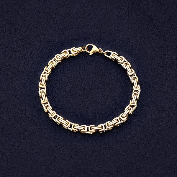 wholesale 5mm 316l titanium steel gold black color imperial chain bracelet fashion cool men's jewelry christmas brothers father
wholesale 5mm 316l titanium steel gold black color imperial chain bracelet fashion cool men's jewelry christmas brothers father
