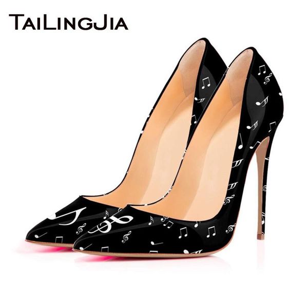 dress shoes women's high heels pointed toe stiletto pumps party musical note black white patent leather elegant fashion evening
dress shoes women's high heels pointed toe stiletto pumps party musical note black white patent leather elegant fashion evening