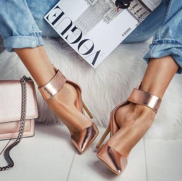 shoes fine heel sandals woman popular sharp shallow mouth high-heeled, Black 
shoes fine heel sandals woman popular sharp shallow mouth high-heeled, Black