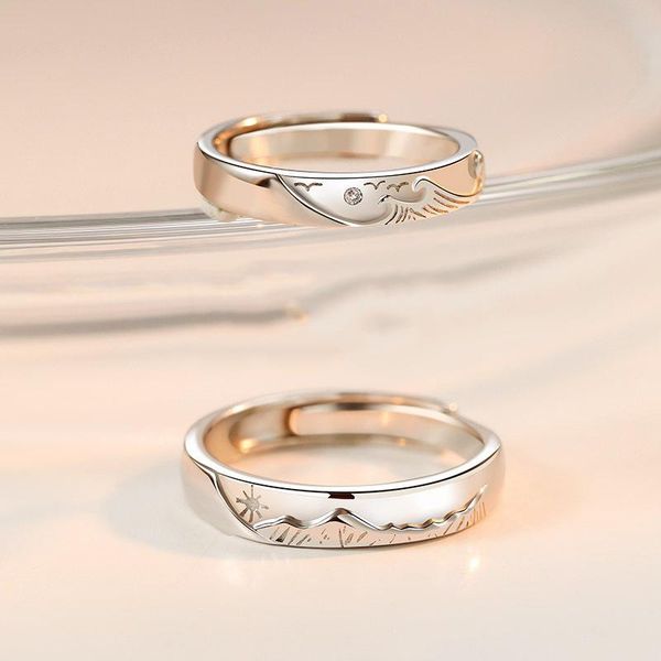 wedding rings 1pcs mountain and sea lover couple promise bands for him her universal lovers luxury ring jewelry, Slivery;golden
wedding rings 1pcs mountain and sea lover couple promise bands for him her universal lovers luxury ring jewelry, Slivery;golden