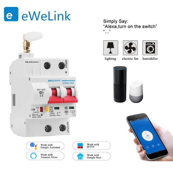smart home control ewelink app 2p wifi circuit breaker overload short protection with alexa google for
smart home control ewelink app 2p wifi circuit breaker overload short protection with alexa google for