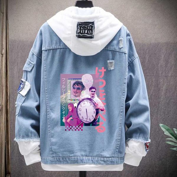 men's jackets vaporwave filthy frank denim jacket men vintage classic music bomber jeans coat fashion autumn brand hip hop harajuku str, Black;brown
men's jackets vaporwave filthy frank denim jacket men vintage classic music bomber jeans coat fashion autumn brand hip hop harajuku str, Black;brown