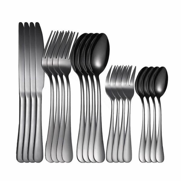 dinnerware sets black gold forks spoons knifes set tableware 20pcs drop stainless steel cutlery
dinnerware sets black gold forks spoons knifes set tableware 20pcs drop stainless steel cutlery