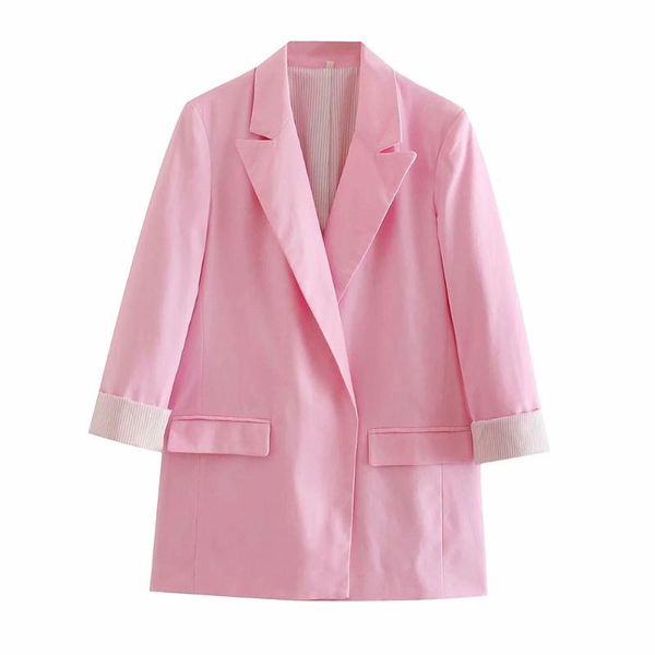 women's suits & blazers dylqfs 2021 women elegant flax solid streetwear fashion suit female vintage office lady no buckle mid blazer co, White;black
women's suits & blazers dylqfs 2021 women elegant flax solid streetwear fashion suit female vintage office lady no buckle mid blazer co, White;black