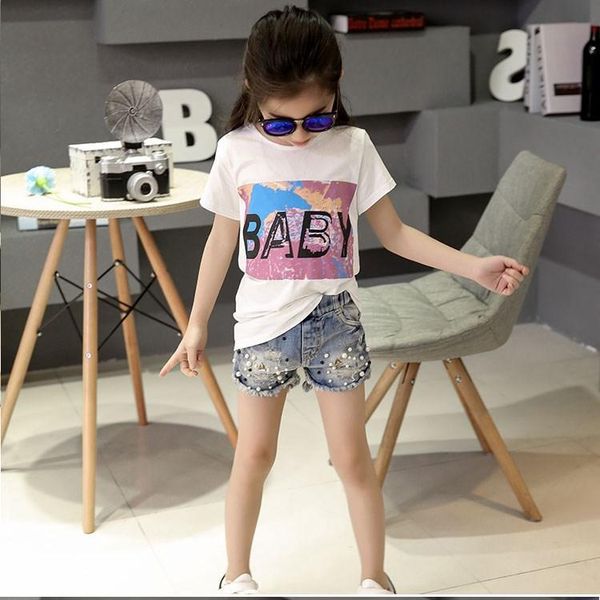 shorts girls' pearl jeans 2-12 summer korean small and medium-sized children's pants leggings, Black
shorts girls' pearl jeans 2-12 summer korean small and medium-sized children's pants leggings, Black