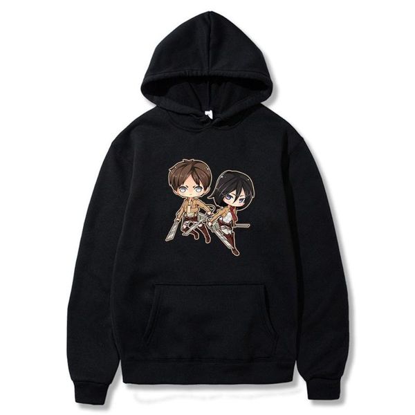 men's hoodies & sweatshirts eren and mikasa hoodied anime attack on titan hoodie sweatshirt fashion plus size fleece man harajuku funny, Black
men's hoodies & sweatshirts eren and mikasa hoodied anime attack on titan hoodie sweatshirt fashion plus size fleece man harajuku funny, Black