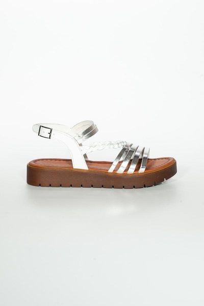 sandals genuine leather tan rose women 's, Black