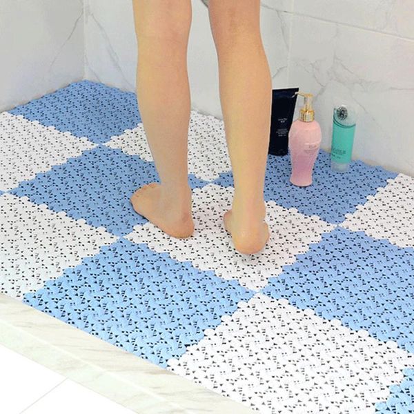 bath mats pvc household mat bathroom non-slip splicing color combination shower room floor mesh drainage kitchen water-proof
bath mats pvc household mat bathroom non-slip splicing color combination shower room floor mesh drainage kitchen water-proof