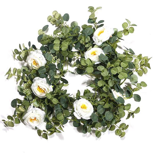 decorative flowers & wreaths 1pc artificial plants fake eucalyptus vine garland hanging for wedding home office party garden craft art decor
decorative flowers & wreaths 1pc artificial plants fake eucalyptus vine garland hanging for wedding home office party garden craft art decor