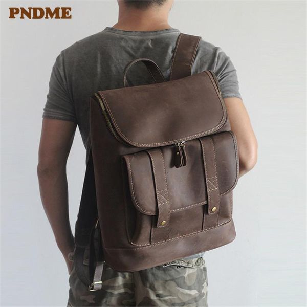 backpack pndme vintage men's women's outdoor travel casual natural genuine leather designer lapbagpack
backpack pndme vintage men's women's outdoor travel casual natural genuine leather designer lapbagpack